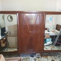 Mobili camera da letto piuma noce massello