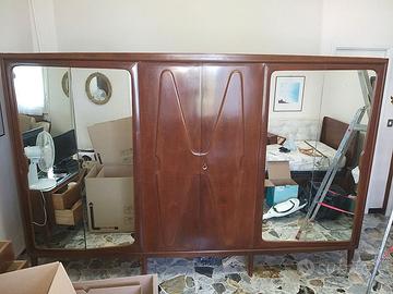 Mobili camera da letto piuma noce massello