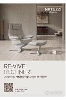 Poltrona Re-Vive in pelle Natuzzi