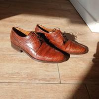 Scarpe eleganti in vera pelle di coccodrillo. n.41
