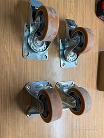 Kit 4 ruote per subwoofer service-dj professionali