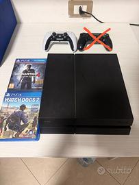 PlayStation, 4 + 2 giochi  + joystick con palette