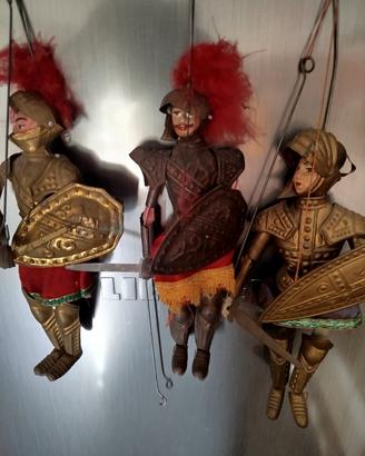 3 Marionette Pupi Teatro Siciliano