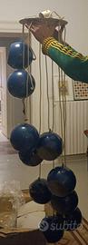 LAMPADARIO SPACE AGE REGGIANI 10 LUCI EYEBALL 