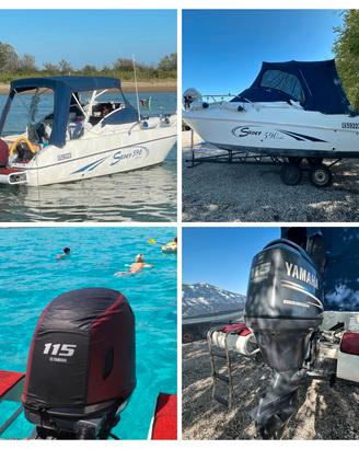 Saver 590 cabin con Yamaha 115 2008
