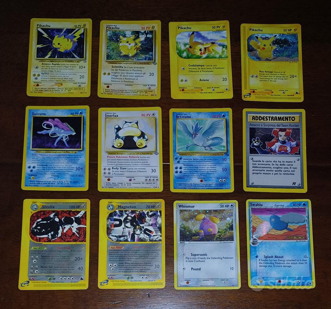 carte pokemon vintage - Collezionismo In vendita a Milano