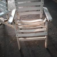 Sedie in legno pieghevoli