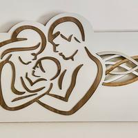 Quadro “Sacra Famiglia” stile contemporaneo