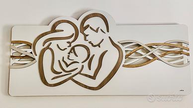 Quadro “Sacra Famiglia” stile contemporaneo