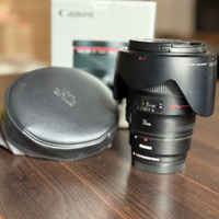 Obiettivo canon 24 mm + adattatore