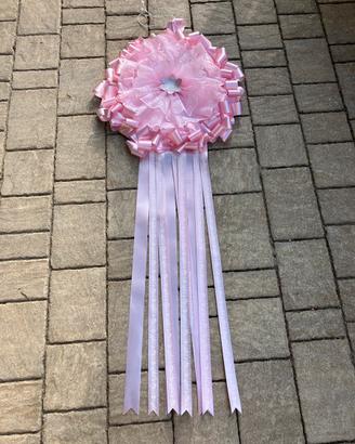 Fiocco nascita rosa femmina king size