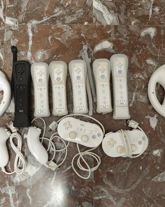 Wiimote, nunchuck volanti telecomandi Nintendo Wii