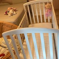 Lettino per neonati completo di materasso