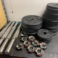 Dischi ghisa con manubrio