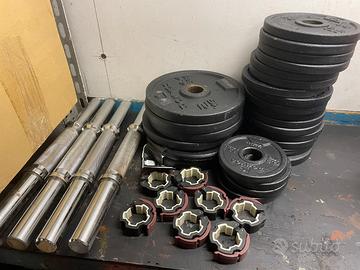 Dischi ghisa con manubrio