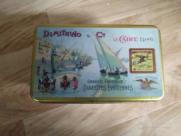 Scatola latta Dimitrino vintage