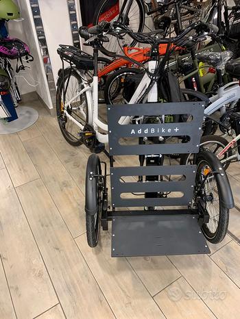 E-bike con porta carichi comfort