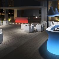 Workstation Cocktail Bar luminoso modulare