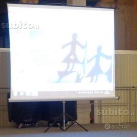 Schermo portatile 120 pollici x proiettore