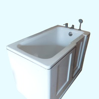 Vasca da bagno con sportello
