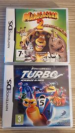 Madagascar 2 e Turbo per Nintendo DS