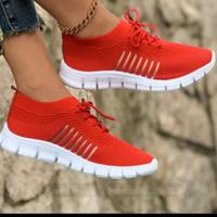 Sneakers slip on rosso nuovo
