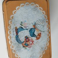 SCATOLA LATTA VINTAGE PETTICOAT PORTAPRANZO