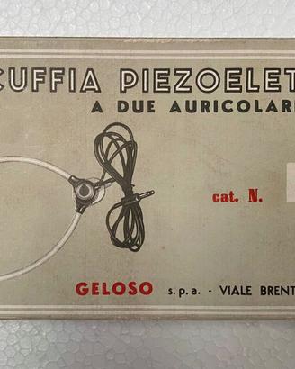 Geloso C 38 cuffia piezoelettrica biauricolare