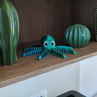 Polpo 3D multicolore articolato - Stampa 3D