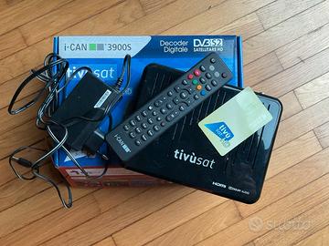 Decoder Satellitare HD Tivu Sat ICAN con scheda HD