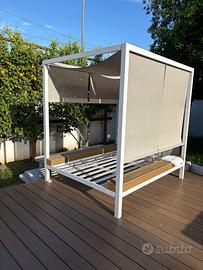 Letto da giardino gazebo