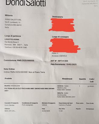 Poltrona Dondi Salotti