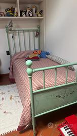 Letto antico ferro battuto