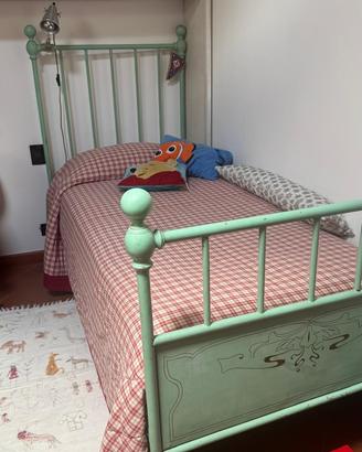 Letto antico ferro battuto