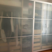 Armadio Ikea 3mt x 236h + Ante Scorrevoli in Vetro