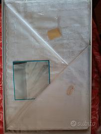 lenzuolo letto singolo cotone ricamo a mano