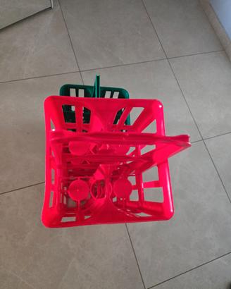 Cestelli porta bottiglie, massima 2 l.
