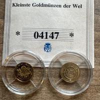 Monete d oro da 1 grammo