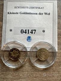 Monete d oro da 1 grammo