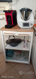 Carrello con vano per forno a microonde - Arredamento e Casalinghi