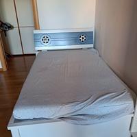 Cameretta bambino tema calcio Napoli completa 7pz