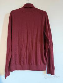 Maglione a collo alto 100% cotone