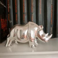 Rinoceronte 🦏 laminato argento