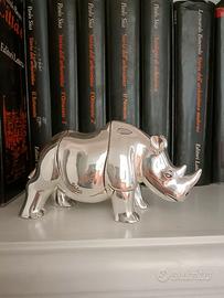 Rinoceronte 🦏 laminato argento
