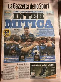 Gazzetta sport 7/5/2025 Inter Barcellona 4-3