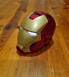Set casco Iron Man Led + Poster + Rubrica - NUOVO