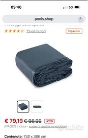 Telo copertura piscina intex 732x366