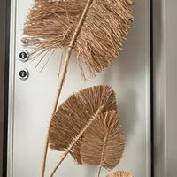 Foglie in paglia per arredo