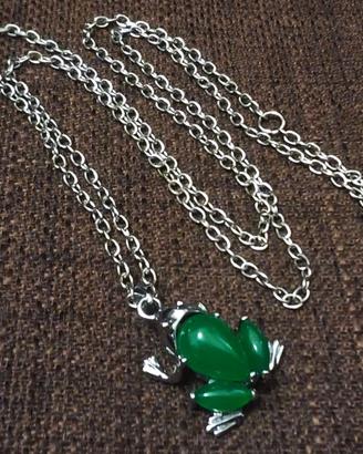 Collana Rana Gioiello Portafortuna Charm Frog 🐸