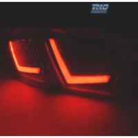 FANALI PER SEAT LEON 1P 09-12 LIGHT BAR ROSSO AFFU